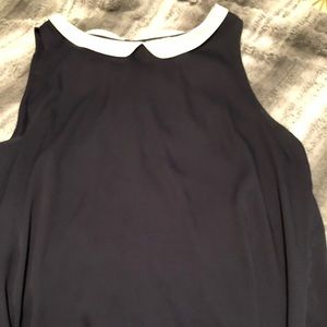 Loft Peter Pan collared top